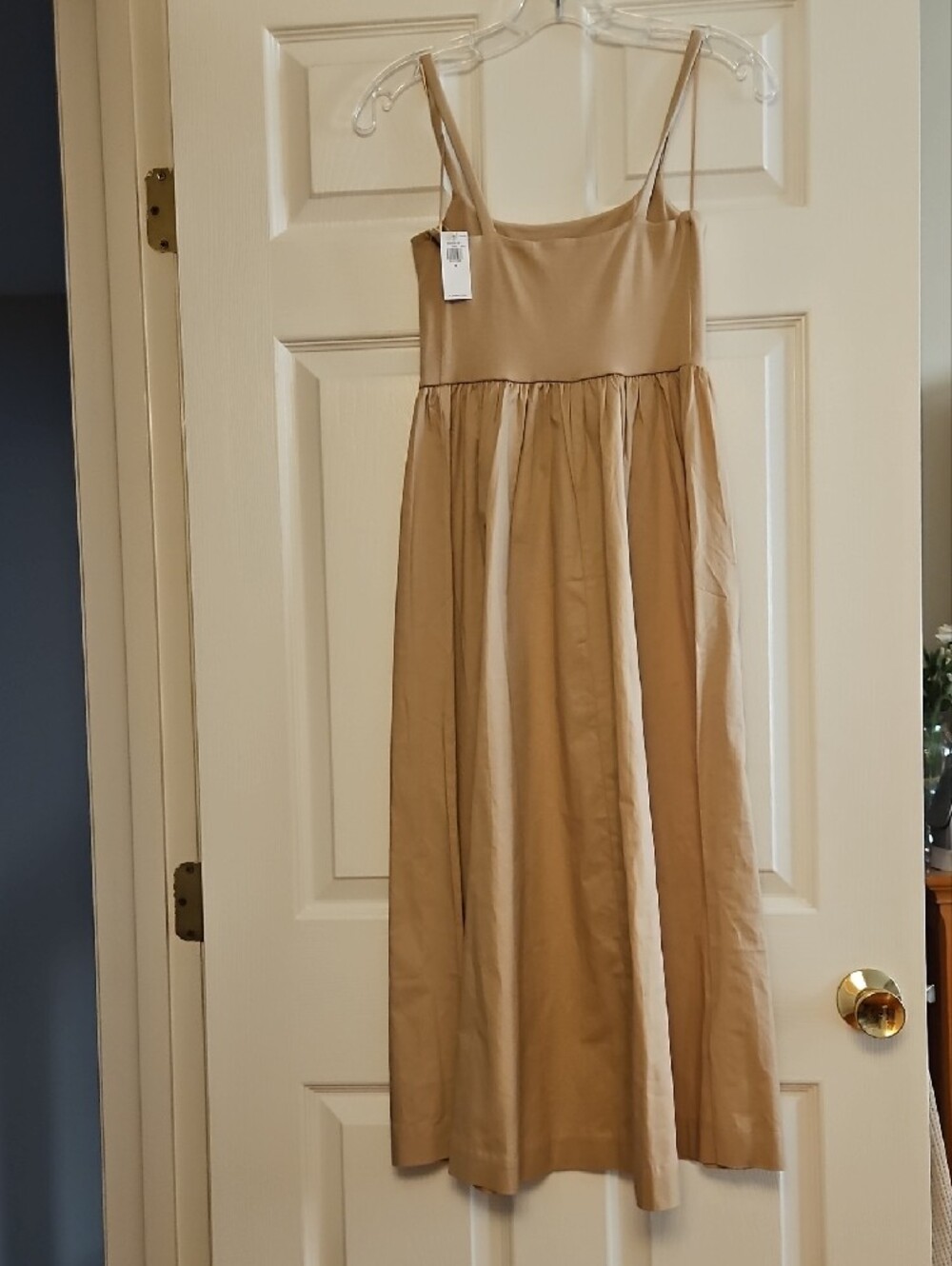 Old Navy Tan Spaghetti Strap Dress - Picture 2 of 3